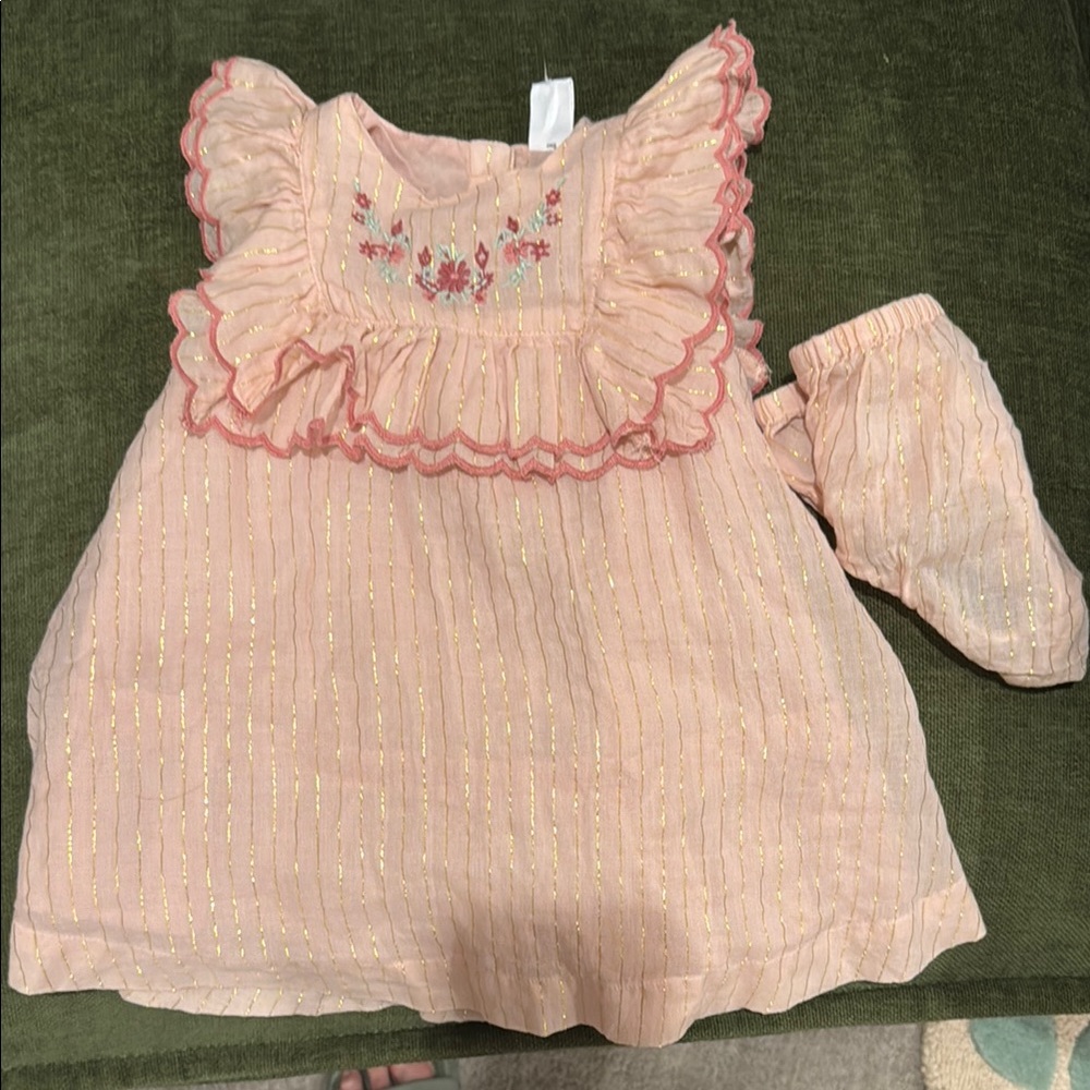 Nordstrom Kids Pink Dress with Bloomers
